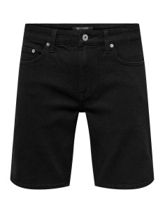 BERMUDAS VAQUERA ONSWEFT BOX PIM DNM SHORTS Black/Negro