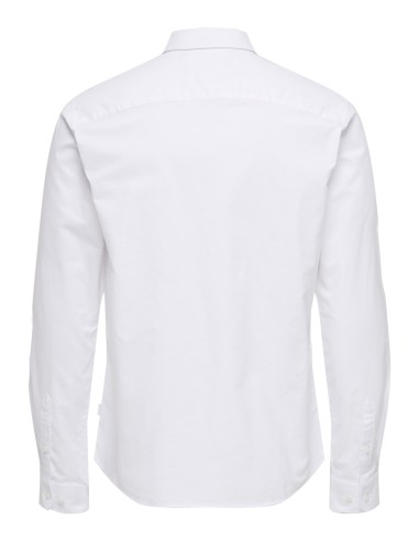 CAMISA ONSALVARO SLIM LS OXFORD SHIRT NOOS FRML White/Blanco