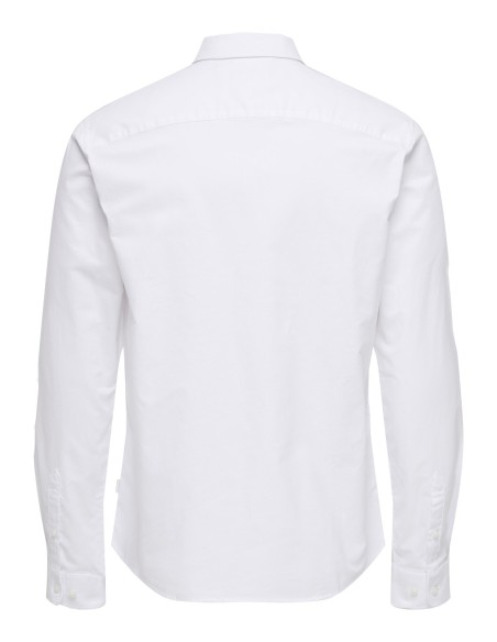CAMISA ONSALVARO SLIM LS OXFORD SHIRT NOOS FRML White/Blanco