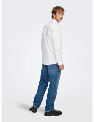CAMISA ONSALVARO SLIM LS OXFORD SHIRT NOOS FRML White/Blanco