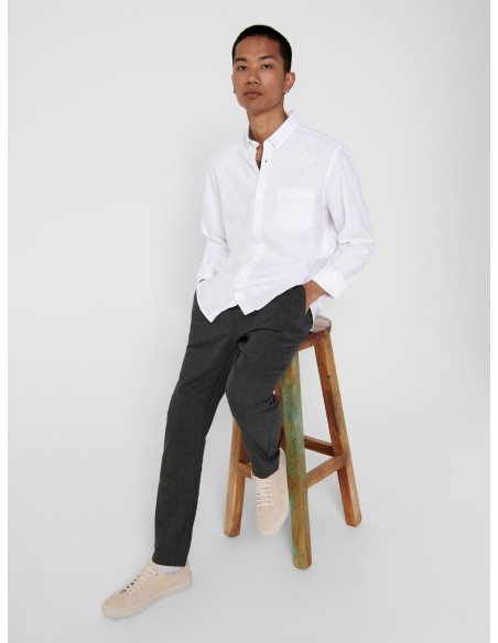 CAMISA ONSALVARO SLIM LS OXFORD SHIRT NOOS FRML White/Blanco
