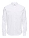 CAMISA ONSALVARO SLIM LS OXFORD SHIRT NOOS FRML White/Blanco