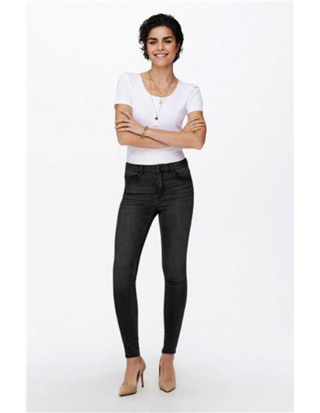 VAQUEROS SKINNY onlANA Black/Negro