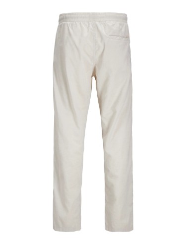 PANTALÓN LINO JPSTKANE SUMMER LINEN BLEND JOGGER SN Feather Gray