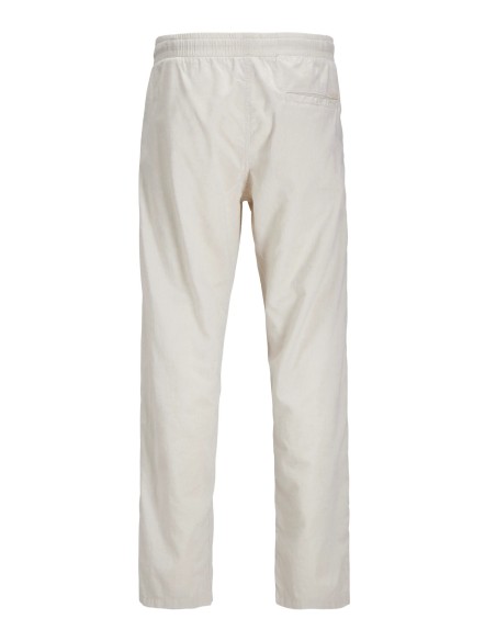 PANTALÓN LINO JPSTKANE SUMMER LINEN BLEND JOGGER SN Feather Gray