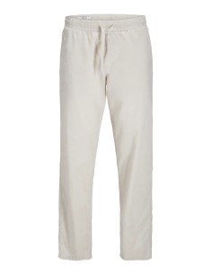 PANTALÓN LINO JPSTKANE SUMMER LINEN BLEND JOGGER SN Feather Gray