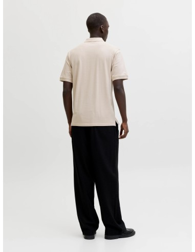 POLO JJEBASIC POLO SS NOOS Moonbeam/Beige
