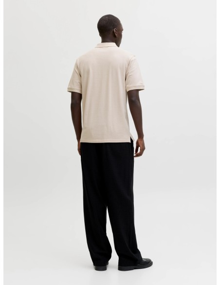 POLO JJEBASIC POLO SS NOOS Moonbeam/Beige