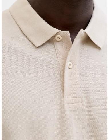 POLO JJEBASIC POLO SS NOOS Moonbeam/Beige