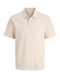 POLO JJEBASIC POLO SS NOOS Moonbeam/Beige