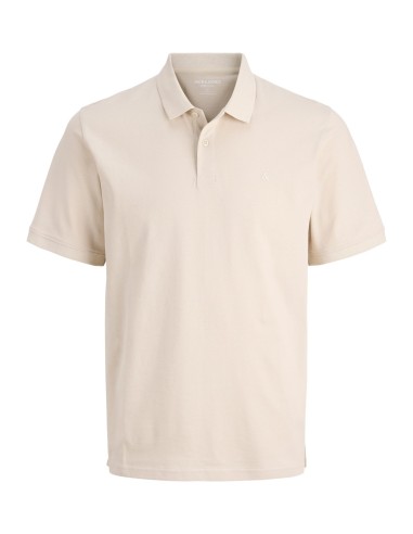 POLO JJEBASIC POLO SS NOOS Moonbeam/Beige