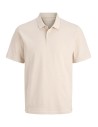 POLO JJEBASIC POLO SS NOOS Moonbeam/Beige