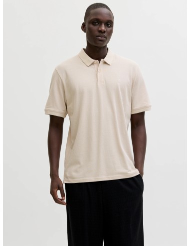 POLO JJEBASIC POLO SS NOOS Moonbeam/Beige
