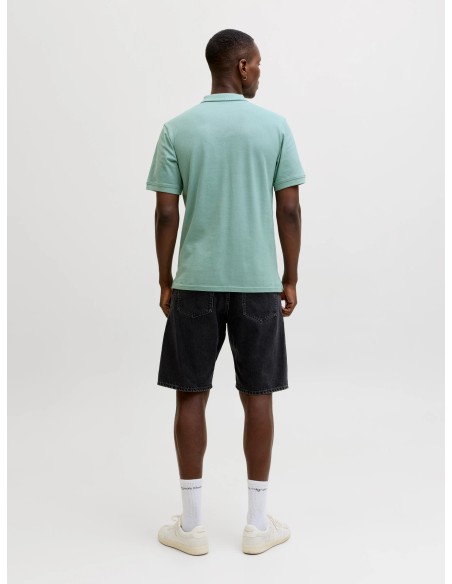 POLO JJEBASIC POLO SS NOOS Mineral Blue/Azul Mineral