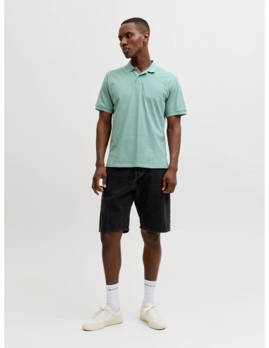 POLO JJEBASIC POLO SS NOOS Mineral Blue/Azul Mineral
