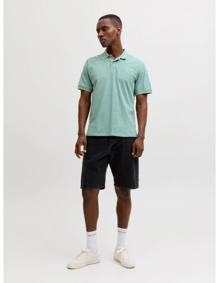 POLO JJEBASIC POLO SS NOOS Mineral Blue/Azul Mineral