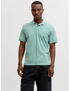 POLO JJEBASIC POLO SS NOOS Mineral Blue/Azul Mineral 2