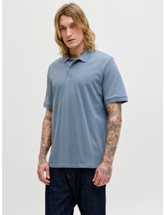 POLO JJEBASIC POLO SS NOOS Blue Mirage/Azul 2