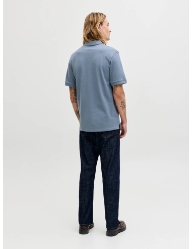 POLO JJEBASIC POLO SS NOOS Blue Mirage/Azul