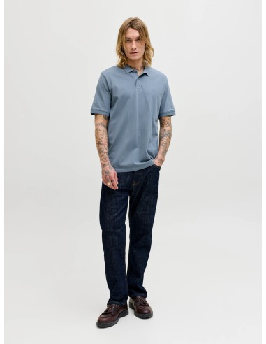 POLO JJEBASIC POLO SS NOOS Blue Mirage/Azul