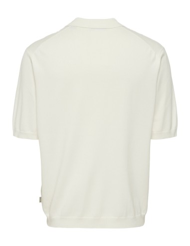 ONSWYLER RLX 12 SS SPLIT KNIT NOOS Cloud Dancer