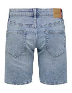 BERMUDAS VAQUERAS ONSWEFT BOX PIM DNM SHORTS Light Blue Denim 2