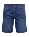 BERMUDAS VAQUERAS ONSWEFT BOX PIM DNM SHORTS Medium Blue Denim