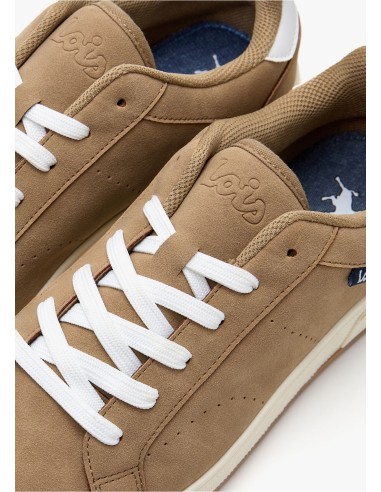 Bambas Básicas estilo tenis cierre cordones Marrón 64489 LOIS