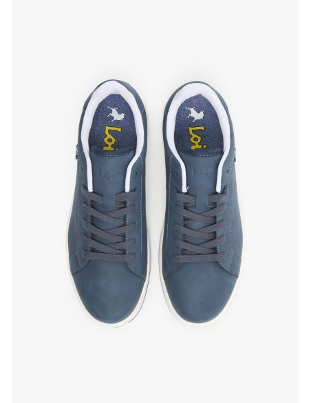 Bambas Básicas Tenis cordones Azul 64489 LOIS