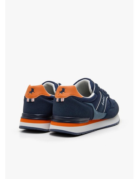 Sneaker casual running combinado marino Lois 64525