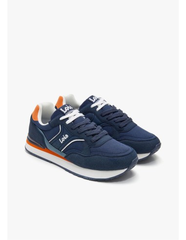 Sneaker casual running combinado marino Lois 64525
