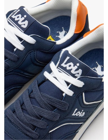 Sneaker casual running combinado marino Lois 64525