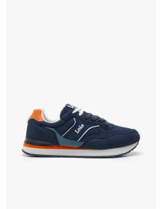 Sneaker casual running combinado marino Lois 64525