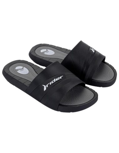 CHANCLA  RIDER RUSH SLIDE AD 12511 Black/Grey/White