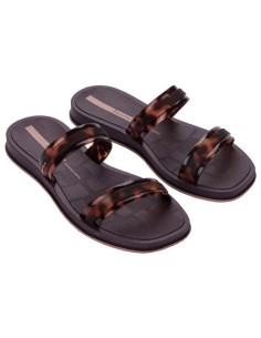 IPANEMA GLOW TRENDY SLIDE AD 27421 EGGPLANT/TURTLE/PINK