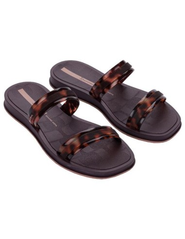 IPANEMA GLOW TRENDY SLIDE AD 27421 EGGPLANT/TURTLE/PINK
