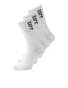 JXMORENO SOCKS ACC 3-PACK NOOS ACC White w. WHITE