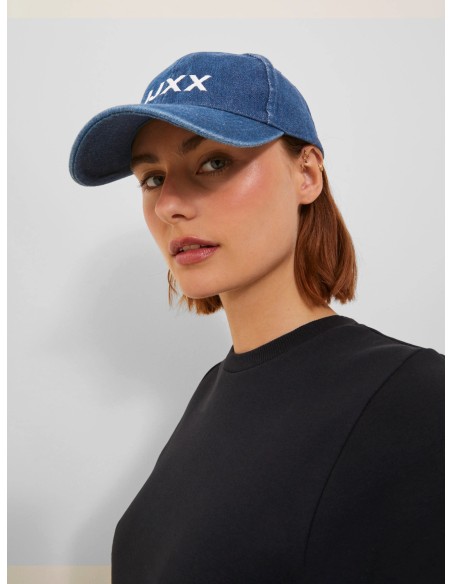 JXBASIC BIG LOGO BASEBALL DENIM CAP NOOS Dark Blue Denim /Big logo on front