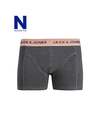 BOXER JACTIMO de JACK&JONES Persimmon Orange/Gris y Naranja