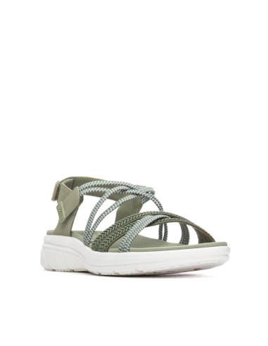Sandalia de mujer plano Xti 145481 Kaki