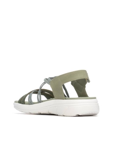 Sandalia de mujer plano Xti 145481 Kaki