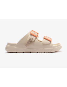 SANDALIA Vibe Foam 2 Buckles Mix Beige
