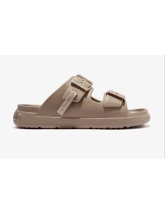 SANDALIA Vibe Foam 2 Buckles Full Taupe