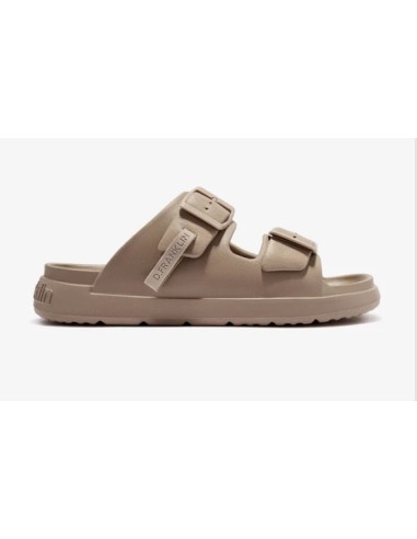 SANDALIA Vibe Foam 2 Buckles Full Taupe