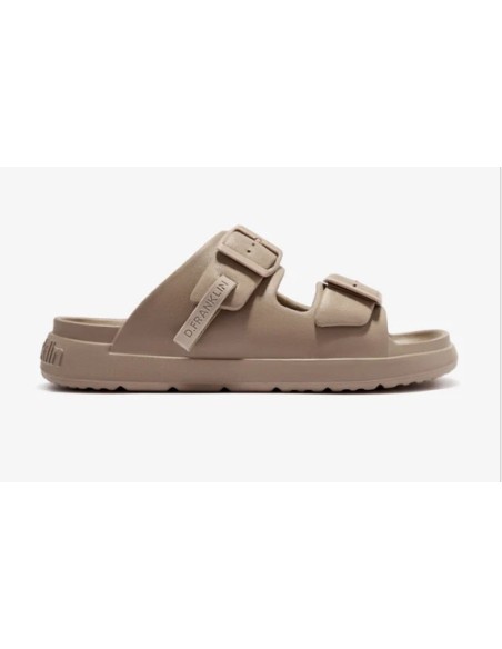 SANDALIA Vibe Foam 2 Buckles Full Taupe