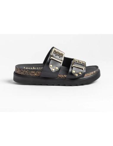 Sandalia plataforma TUNEZ-262 negro YOKONO