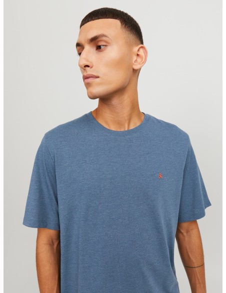 CAMISETA JJEPAULOS TEE SS CREW NECK NOOS Denim Blue