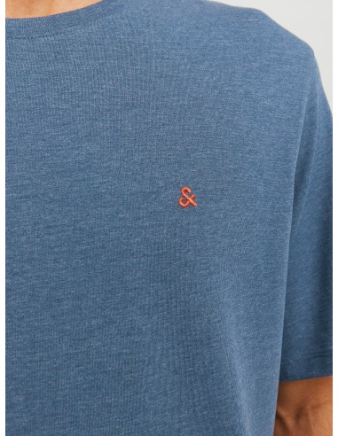 CAMISETA JJEPAULOS TEE SS CREW NECK NOOS Denim Blue