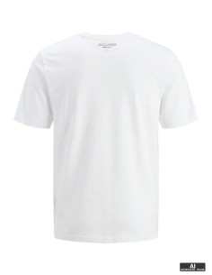 CAMISETA JJELOGO TEE SS O-NECK 2 COL SS26 SN Bright White 2