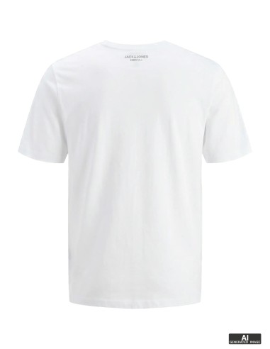CAMISETA JJELOGO TEE SS O-NECK 2 COL SS26 SN Bright White